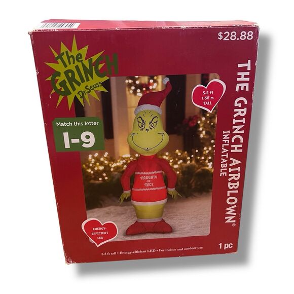 The‎ Grinch Airblown Inflatable Christmas - Picture 1 of 16
